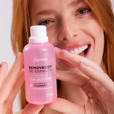 Removedor de Esmalte Farmax Frasco Verso