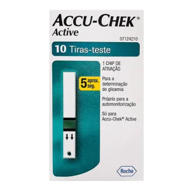 Accu-Chek Active Tira Teste 10 Unidades