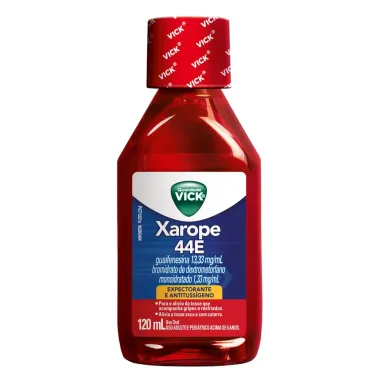 Vick 44E Xarope para tosse seca e catarro 120 mL