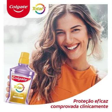 Enxaguante Bucal Colgate Total 12 Anti Tartar Sem &Aacute;lcool 500ml