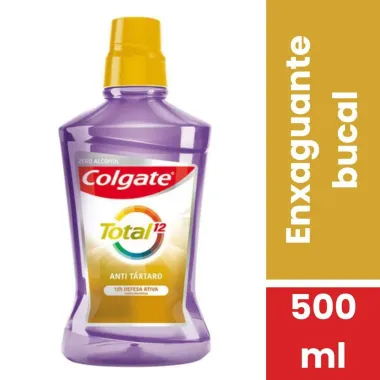 Enxaguante Bucal Colgate Total 12 Anti Tartar Sem &Aacute;lcool 500ml