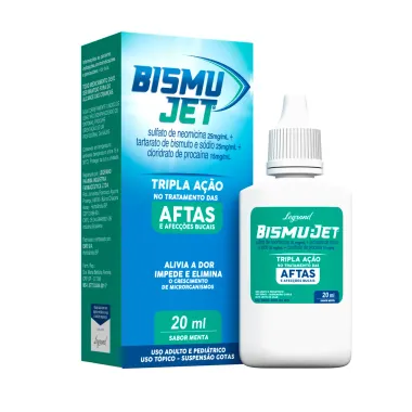 Bismu-Jet Solu&ccedil;&atilde;o com 20ml