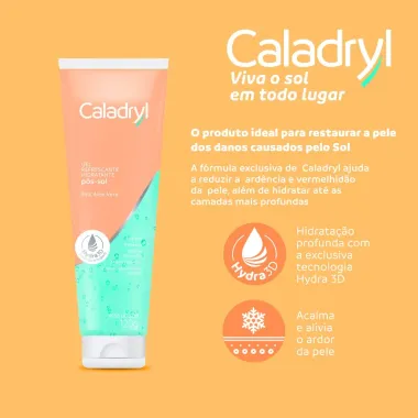 Caladryl Gel Refrescante Hidratante Pós-Sol 120g