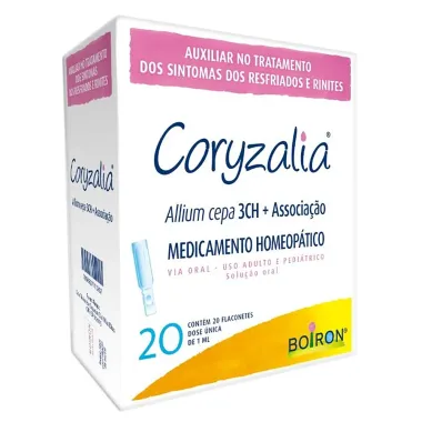 Coryzalia Boiron Flaconetes com 20 Unidades de 1ml cada