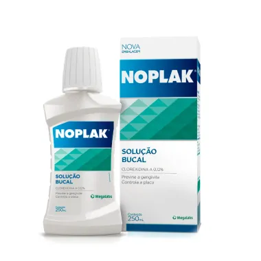 Solução Bucal Noplak Sabor Menta 250ml