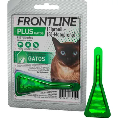Frontline Plus para Gatos com 1 Pipeta de 0,5ml