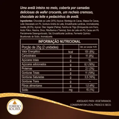 Bombons Ferrero Rocher 3 Unidades
