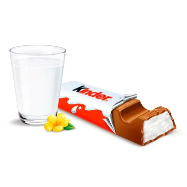 Chocolate Kinder ao Leite com Recheio ao Leite 50g com 4 Barrinhas