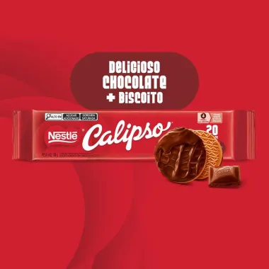 Biscoito Calipso Coberto Chocolate 130g