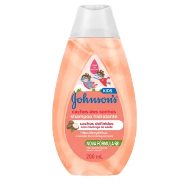 Shampoo Johnson's Baby Cachos dos Sonhos 200ml