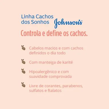 Shampoo Johnson's Baby Cachos dos Sonhos 200ml