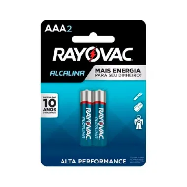 Pilha Rayovac AAA Alcalina