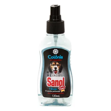 Colônia Veterinária Sanol Dog Filhote com 120ml