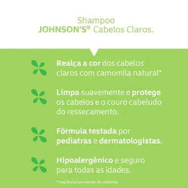 Condicionador Johnson's Baby Cabelos Claros 200ml