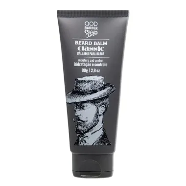 Bálsamo para Barbear QOD Barber Shop Beard Balm Classic Hidratação e Controle 80g