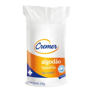 Algodão Cremer Hidrófilo Rolo 250g