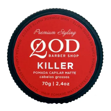 Pomada Capilar Matte QOD Barber Shop Killer 70g