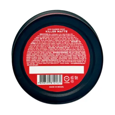 Pomada Capilar Matte QOD Barber Shop Killer 70g