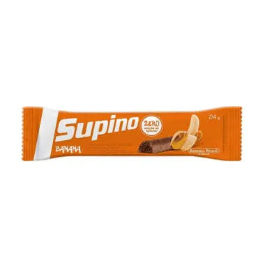 Barra de Fruta Supino Zero Banana com Chocolate com 24g