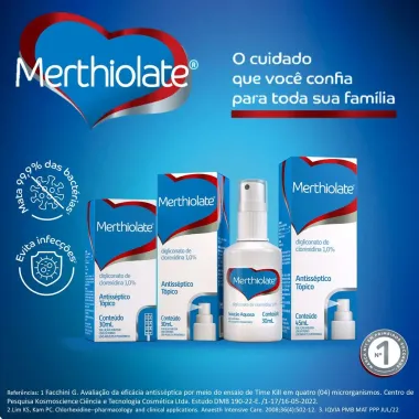 Antisséptico Merthiolate Spray 45ml