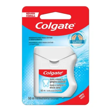 Fio Dental Colgate Encerado 50m