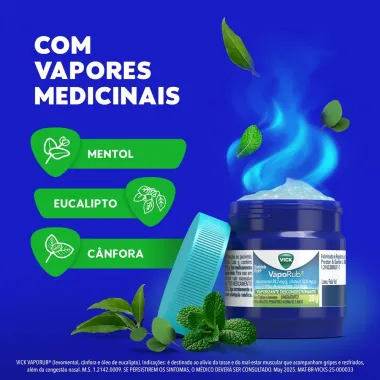 Vick VapoRub Pomada Descongestionante para Gripe 30g