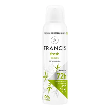 Desodorante Francis Fresh Bambu Aerosol Antitranspirante 72h 150ml