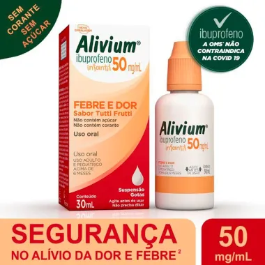 Alivium 50mg/ml Gotas com 30ml