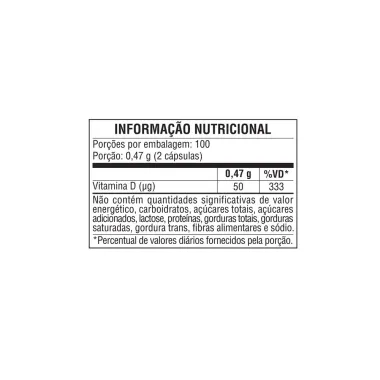 Vitamina D 2000UI Sundown Naturals com 200 Cápsulas