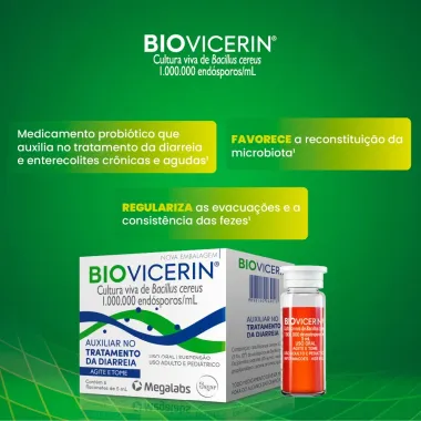 Biovicerin 6 Flaconetes de 5ml cada