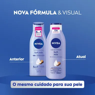 Hidratante Desodorante Nivea Soft Milk 200ml