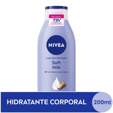 Hidratante Desodorante Nivea Soft Milk 200ml