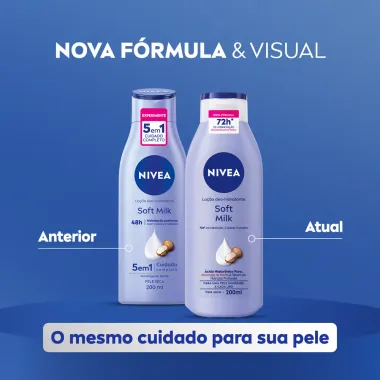 Hidratante Desodorante Nivea Soft Milk 200ml