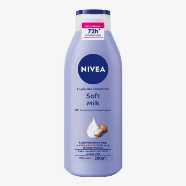 Hidratante Desodorante Nivea Soft Milk 200ml