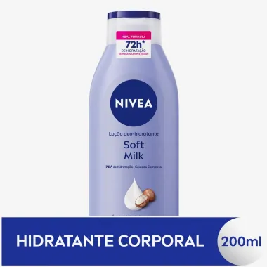 Hidratante Desodorante Nivea Soft Milk 200ml