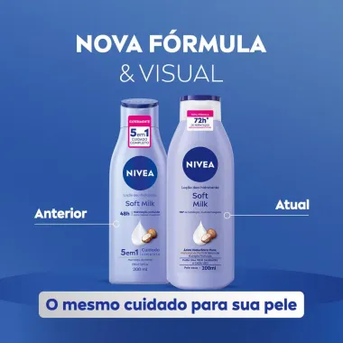 Hidratante Desodorante Nivea Soft Milk 200ml