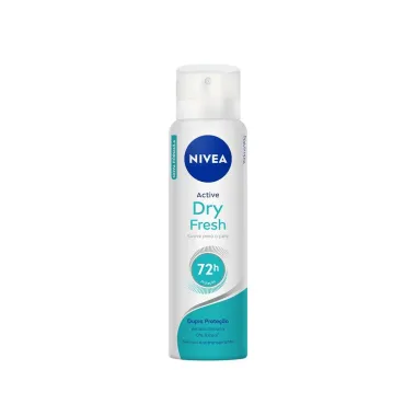 Desodorante Nivea Active Dry Fresh Aerosol Antitranspirante Feminino 48h 150ml