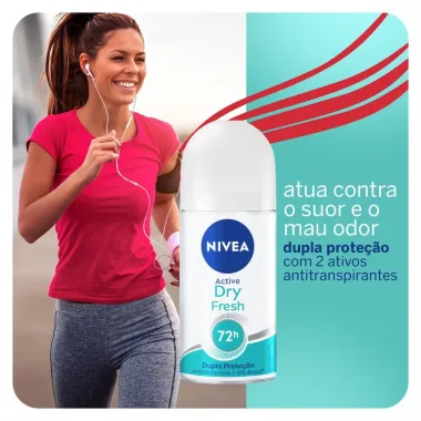 NIVEA Desodorante Antitranspirante Roll On Dry Fresh 50ml