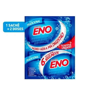 Sal de Fruta Eno Tradicional com 2 Envelopes de 5g cada