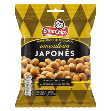 Amendoim Elma Chips Japonês 145g