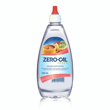 Adoçante Zero Cal Sacarina Gotas 200ml