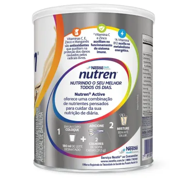 Nutren Active Baunilha Complemento Alimentar 400g