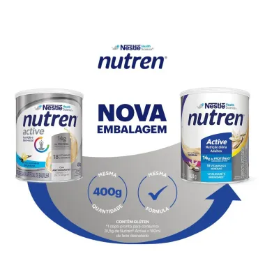 Nutren Active Baunilha Complemento Alimentar 400g