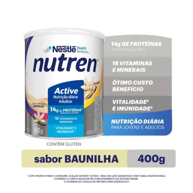 Nutren Active Baunilha Complemento Alimentar 400g