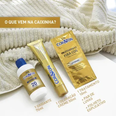 Coloração Niely Cor&Ton Castanho Claro Dourado 5.3