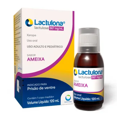 Lactulona Xarope Sabor Ameixa com 120ml
