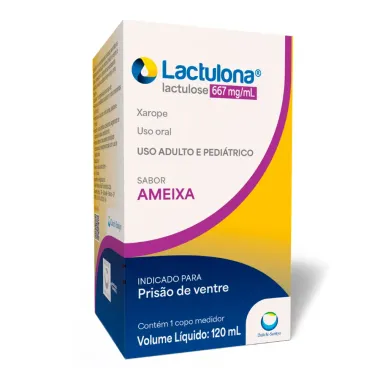 Lactulona Xarope Sabor Ameixa com 120ml