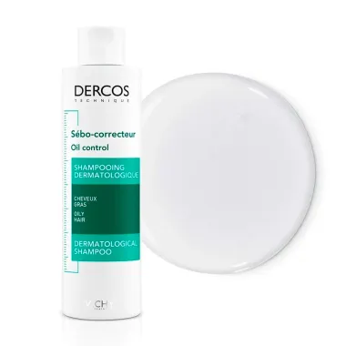 Dercos S&eacute;bo Correcteur Vichy Oil Control Shampoo Dermatological 200ml