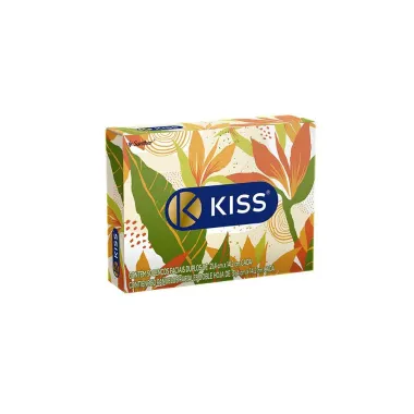 Lenço de Papel Kiss Embalagens Sortidas Folha Dupla com 50 Unidades