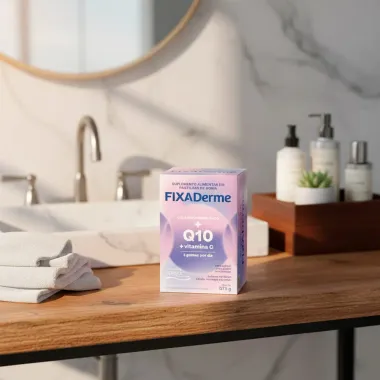 Colágeno Hidrolisado FixaDerme Q10 + Vitamina C Verisol Gomas Mastigáveis 157,5g